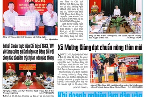 Báo Sơn La, Thứ 2 ngày 16-11-2015