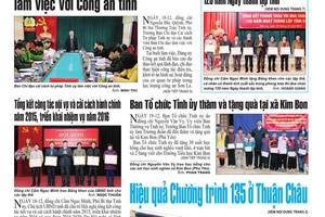 Báo Sơn La, Thứ 2 ngày 21-12-2015