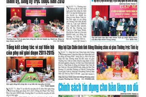 Báo Sơn La, Thứ 6 ngày 8-1-2016