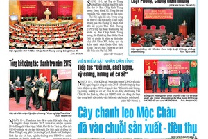 Báo Sơn La, Thứ 3 ngày 12-1-2016