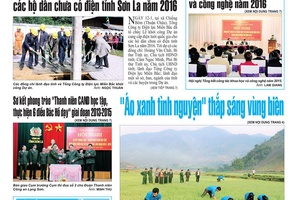Báo Sơn La, Thứ 4 ngày 13-1-2016