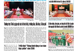 Báo Sơn La, Thứ 2 ngày 18-4-2016