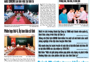 Báo Sơn La, Thứ 3 ngày 26-4-2016