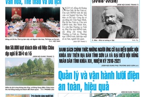 Báo Sơn La, Thứ 5 ngày 5-5-2016