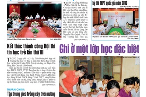 Báo Sơn La, Thứ 5 ngày 2-6-2016