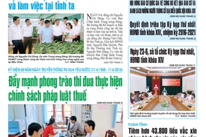 Báo Sơn La, Thứ 6 ngày 10-6-2016