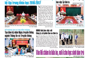 Báo Sơn La, Thứ 2 ngày 29-8-2016