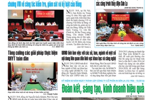 Báo Sơn La, Thứ 4 ngày 31-8-2016
