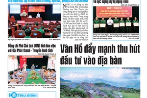 Báo Sơn La, Thứ 5 ngày 13-10-2016