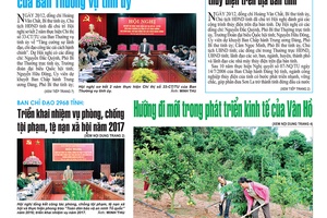 Báo Sơn La, Thứ 4 ngày 21-12-2016