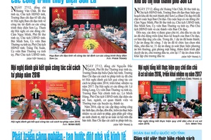 Báo Sơn La, Thứ 4 ngày 28-12-2016