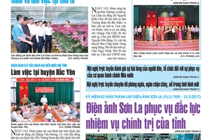 Báo Sơn La, Thứ 4 ngày 15-3-2017