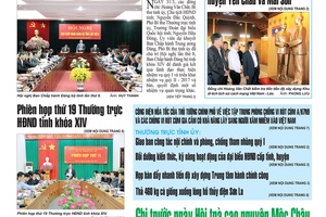 Báo Sơn La, Thứ 2 ngày 3-4-2017