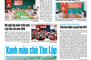 Báo Sơn La, Thứ 3 ngày 11-4-2017