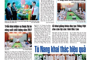 Báo Sơn La, Thứ 2 ngày 10-4-2017