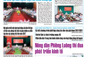 Báo Sơn La, Thứ 4 ngày 19-4-2017