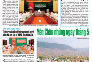 Báo Sơn La, Thứ 6 ngày 12-5-2017