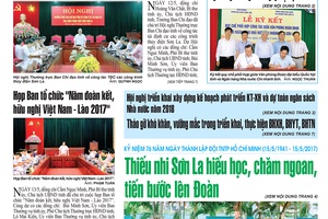 Báo Sơn La, Thứ 2 ngày 15-5-2017