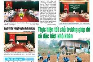 Báo Sơn La, Thứ 3 ngày 30-5-2017