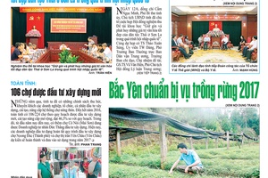 Báo Sơn La, Thứ 3 ngày 13/6/2017