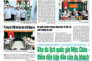 Báo Sơn La, Thứ 3 ngày 26/9/2017
