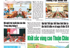 Báo Sơn La, thứ 5 ngày 11/8/2022